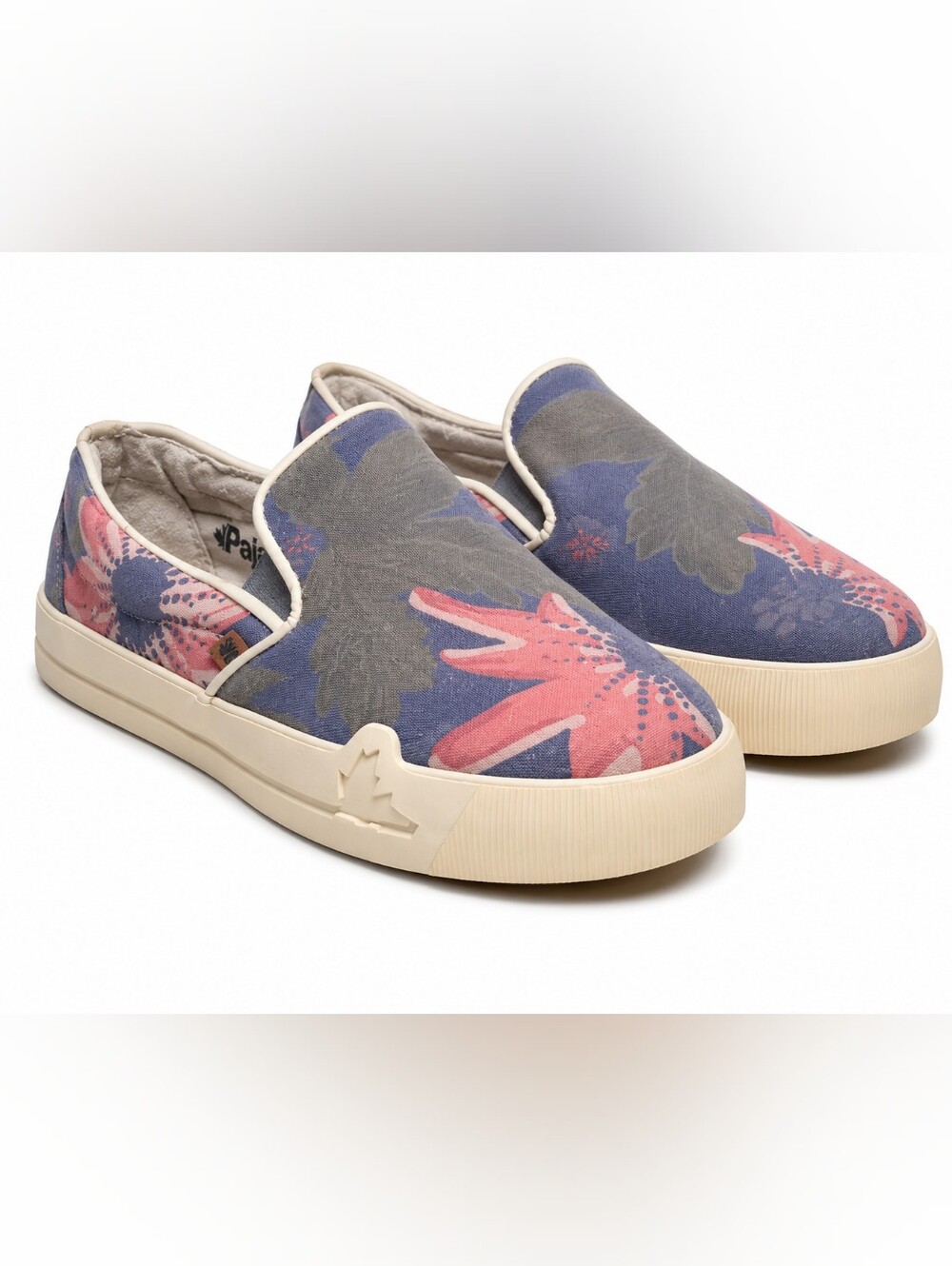 NWOT Pajar Canada Mirna Floral Slip On Sneakers Canvas Shoes EU 37 US 6.5 7